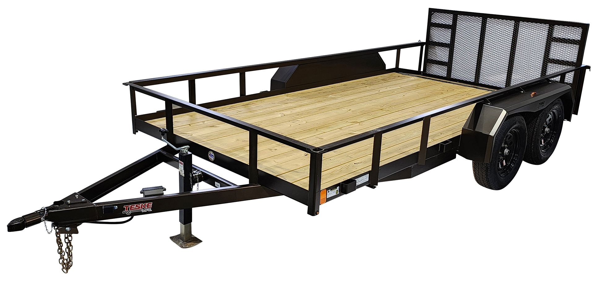 Teske MFG 6.5' x 14' Tandem Utility Trailer